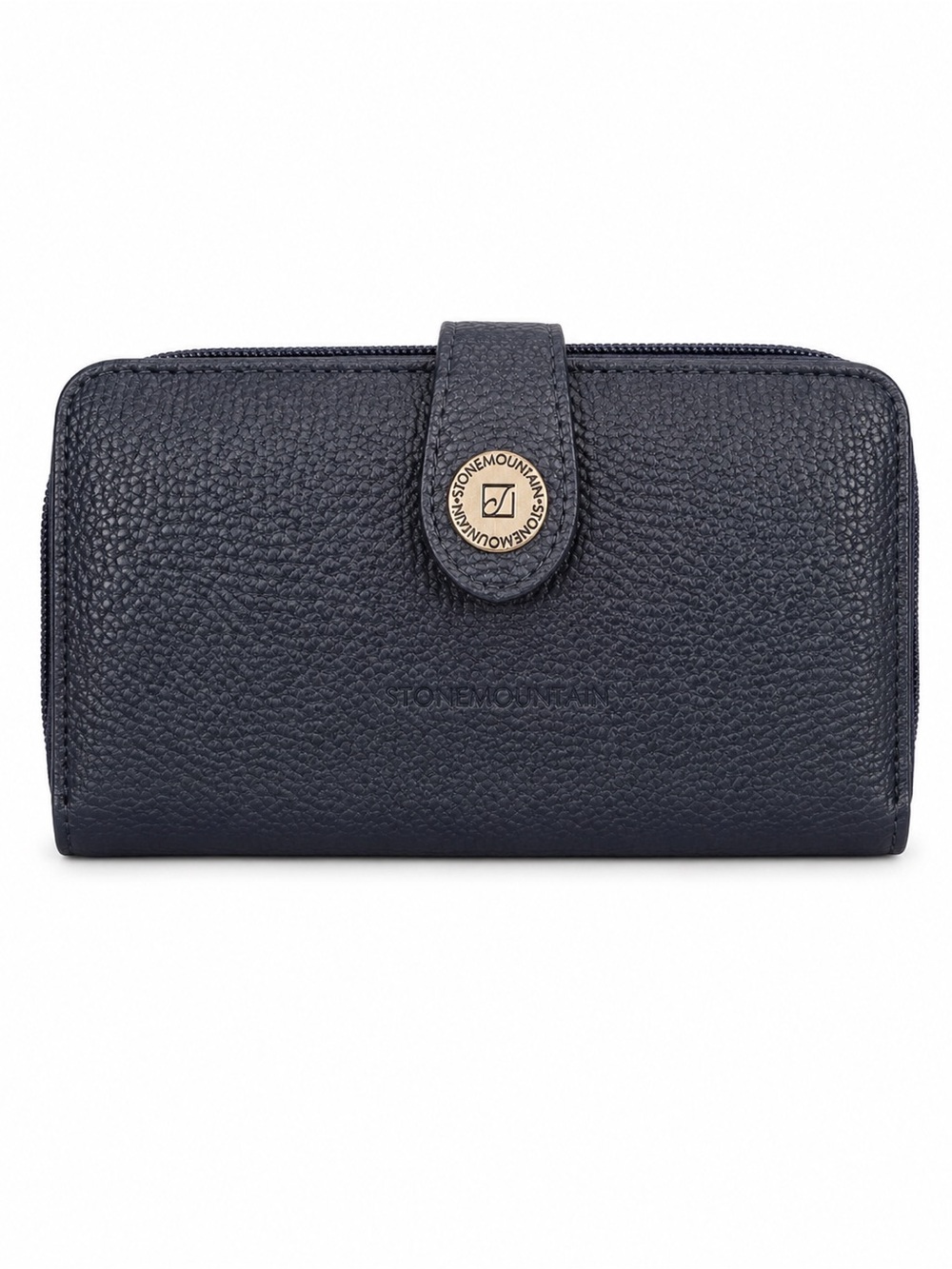 Stone Mountain Ludlow pebbled leather zip-around wallet